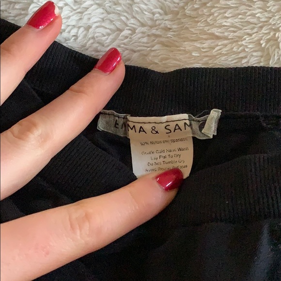 LF Emma & Sam white stripe black bralette tube top - Picture 5 of 7